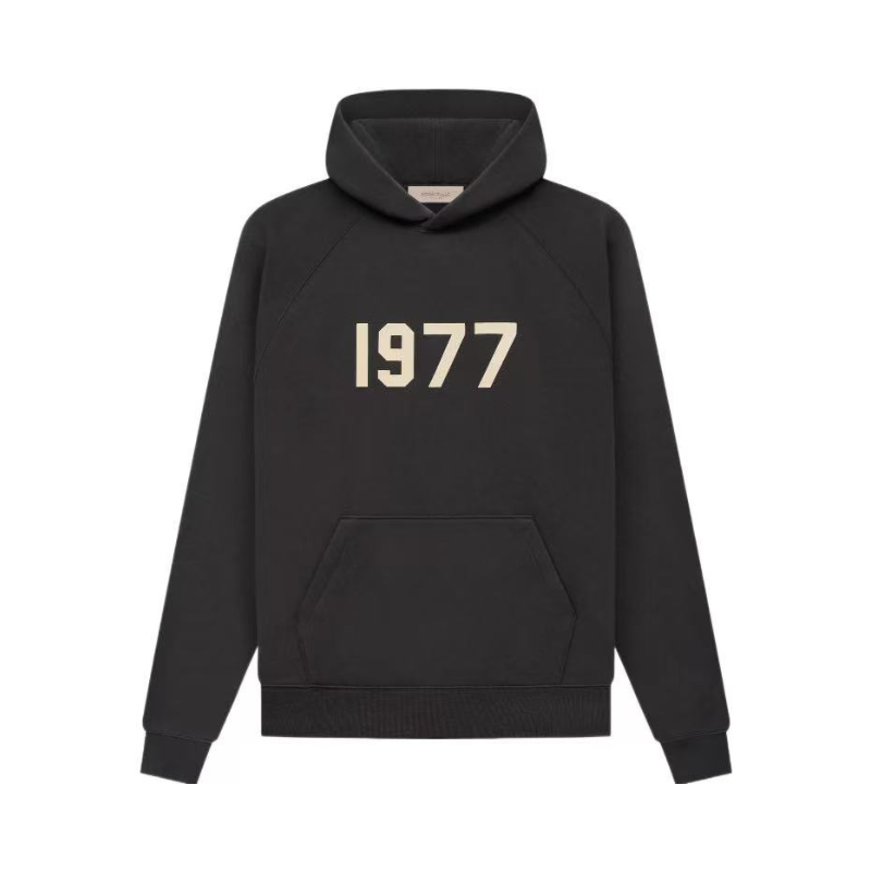 1977 Charcoal Black Hoodie