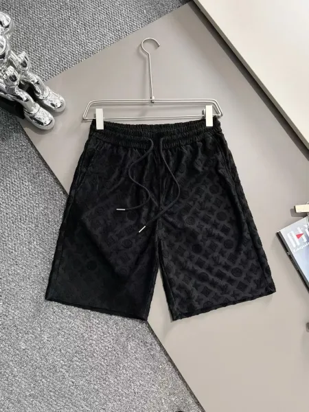 Louis Vuitton Monogram Jacquard Shorts Black - 1