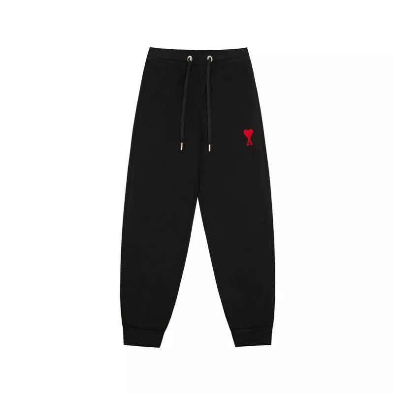 AMI,-Leg Casual Sweatpants - rep spodnie
