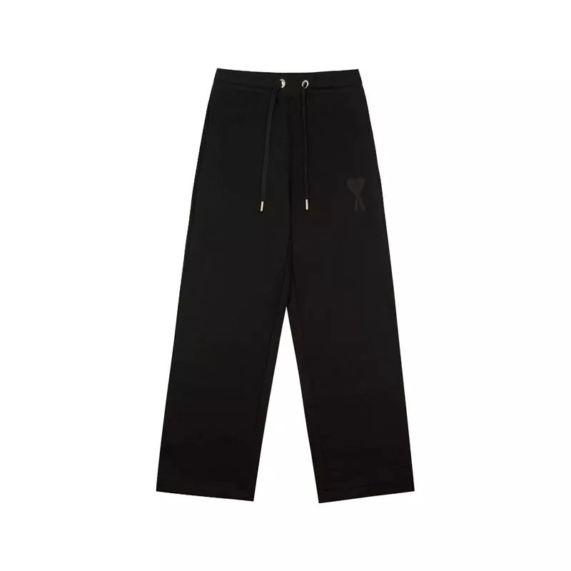 AMI,Straight-Leg Casual Sweatpants - rep spodnie