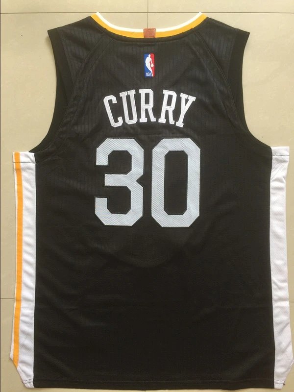 Nike Golden State Warriors Stephen Curry #30 White Swingman Jersey - 9
