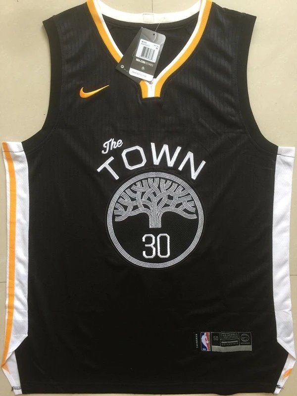 Nike Golden State Warriors Stephen Curry #30 White Swingman Jersey - 8