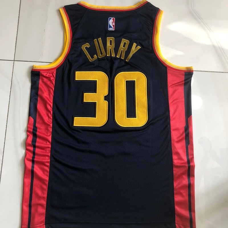 Nike Golden State Warriors Stephen Curry #30 White Swingman Jersey - 7