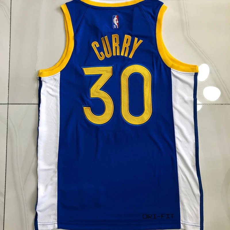 Nike Golden State Warriors Stephen Curry #30 White Swingman Jersey - 20