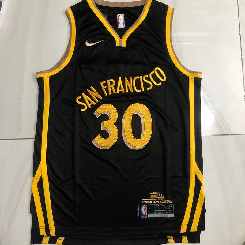 Nike Golden State Warriors Stephen Curry #30 White Swingman Jersey - 10