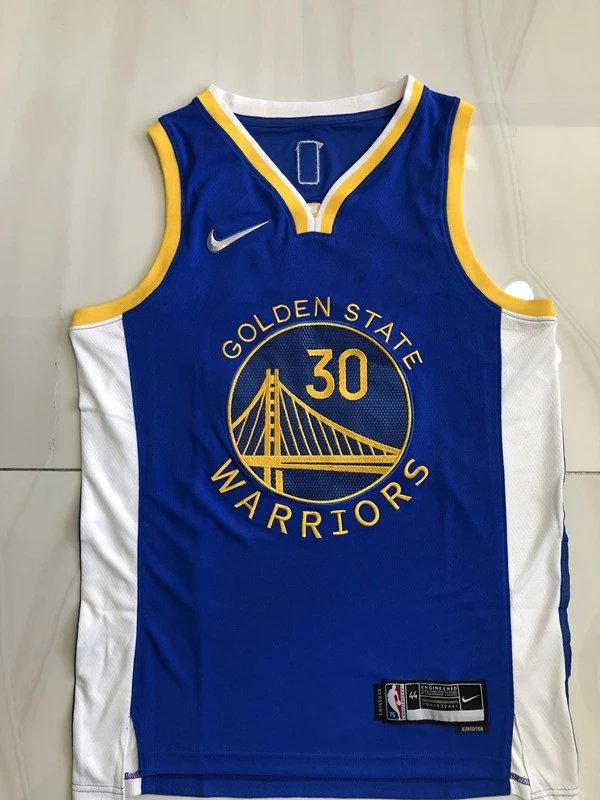 Nike Golden State Warriors Stephen Curry #30 White Swingman Jersey - 19