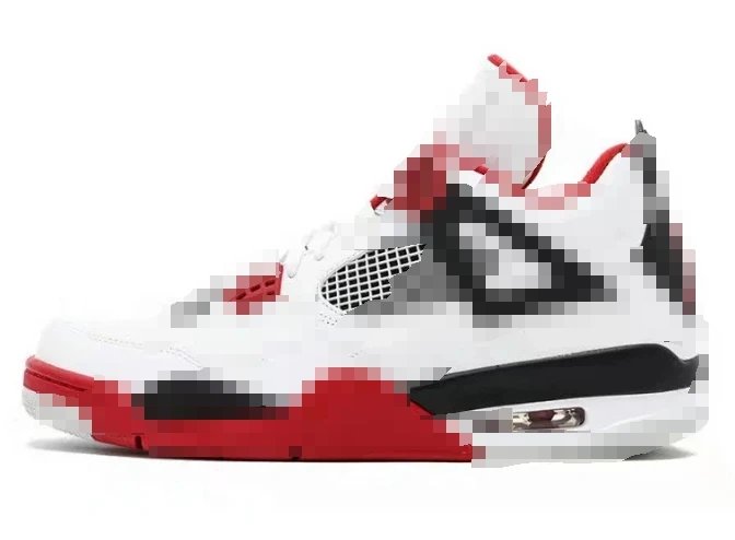 white, black and red