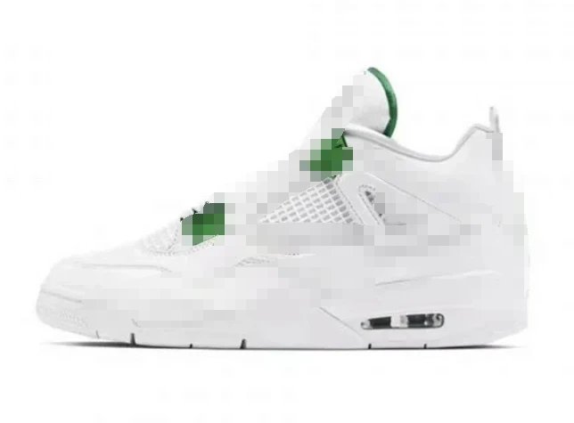 white and green button