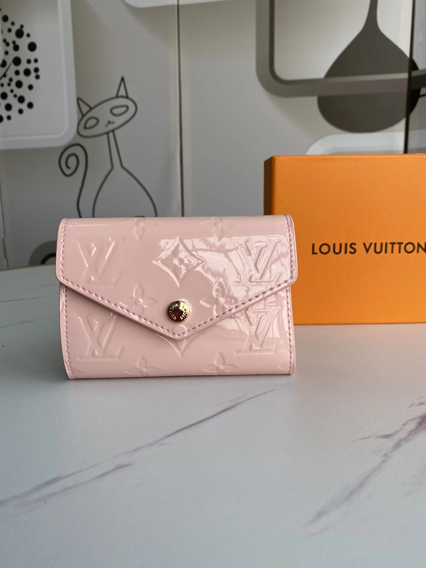 Pink Louis Vuitton Monogram Wallet