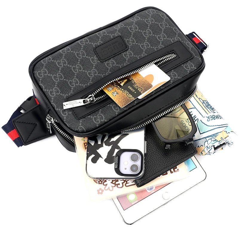 Gucci Ophidia GG Belt Bag Beige and Black - 7