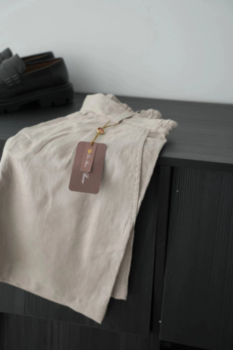 P429 Item ID 8240 LP linen casual shorts -“ Efficient heat dissipation ”14 Worsted linen
