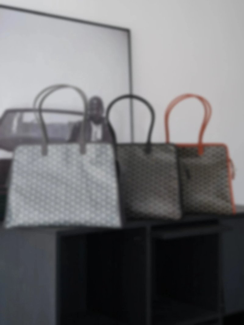 P1299 Item ID 8477 GOYARD“ Imported coated canvas ” Presbyopia full of prints - calfskin