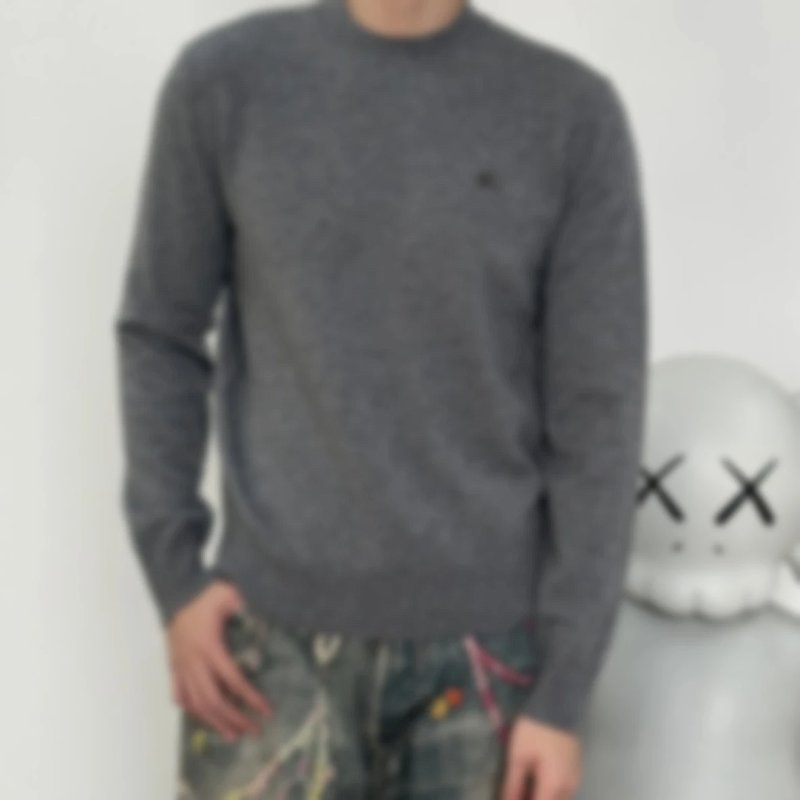 P459 Item ID 8074 BBR Cashmere wool crew neck sweater “90% wool ➕10% Cashmere ”- Basulan