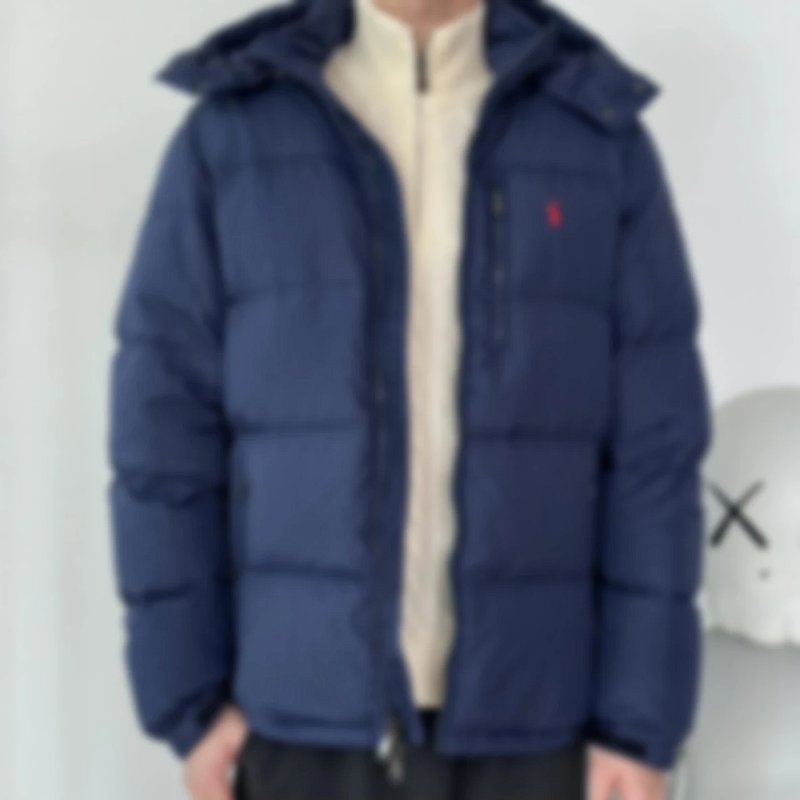 P879 Item ID 8133 raff FW24 solid color down jacket “80 white duck down ” Zipper hooded