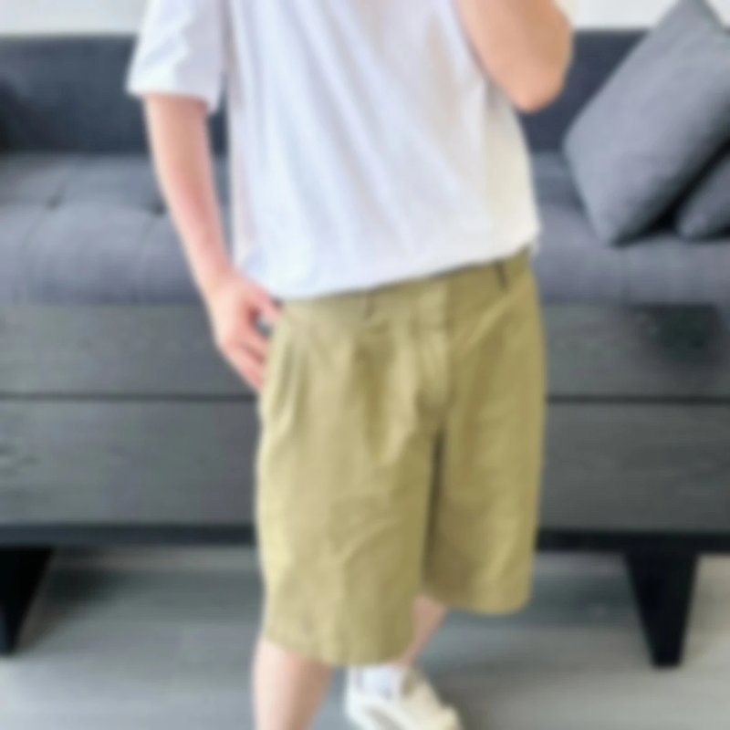 P319 Item ID 8245 Zegna Zegna 2022ss - Medium waist fine spun linen shorts - Old money s