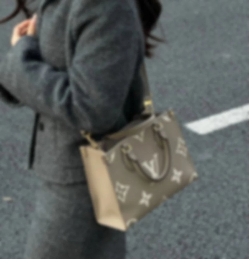 P1199 Item ID 8501 ONTHEGO-PM - Classic Old Flower Full Print - Cow Leather - Jungle Bag