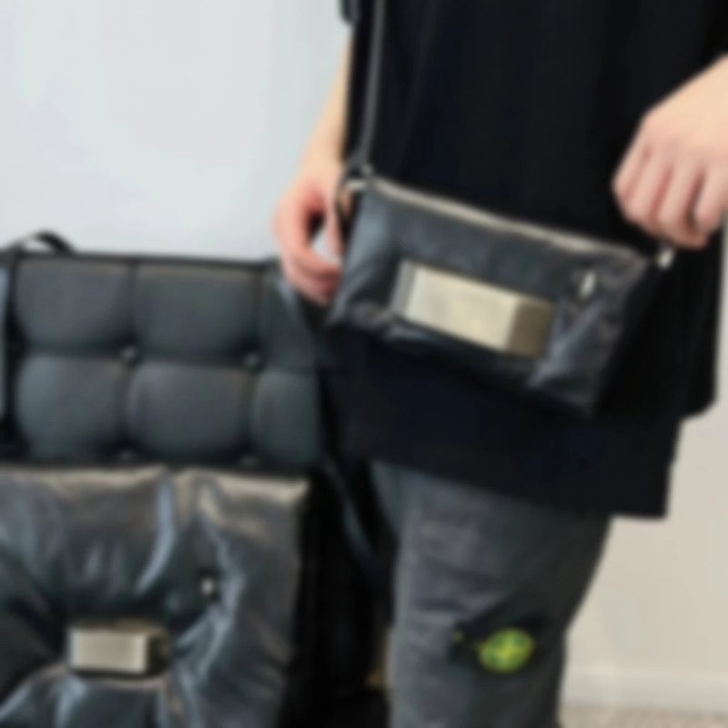 P989 Item ID 8508 Rick owens Ro Cloud Bag - Sheepskin Material - Flip Shoulder Bag - Lar