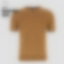 thumbnail for Ze brown knit short sleeves