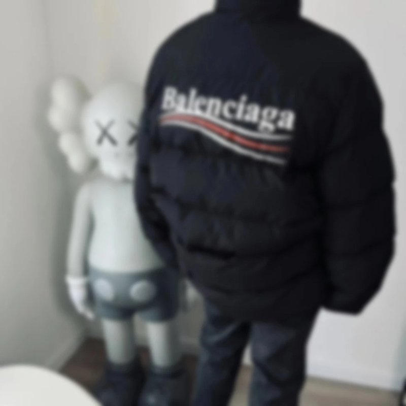 P609 Item ID 8103 Balenci@ga- Paris - Cola Wave Series - Down Cotton Jacket - Vest - Dow