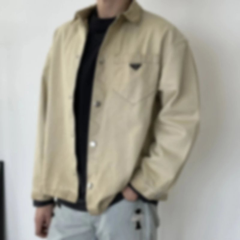 P419 Item ID 8222 PRD - Dirty Stained Used Jacket _High Ding Triangle_ Solid Color Singl