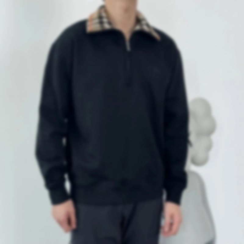 P379 Item ID 8193 BBR Classic plaid lapel sweatshirt “ Plaid multi-color dyeing ”SS25 Co