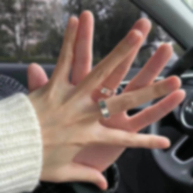 P389 Item ID 8377 Couple's rings GC-Ghost- pair G skull sterling silver 925 Silver Stain