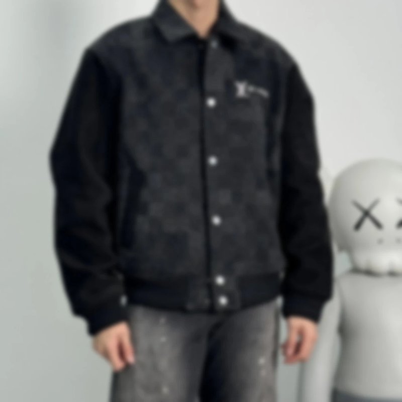 P2708 Item ID 8027 Haute Couture SS25 Baseball Jacket _Handmade Beaded_ _Imported Goat su