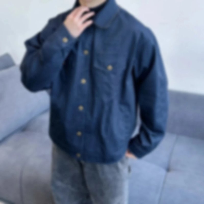 P419 Item ID 8046 MiuM1u-Miu-2024-ss-workwear pocket design - retro style lapel breasted