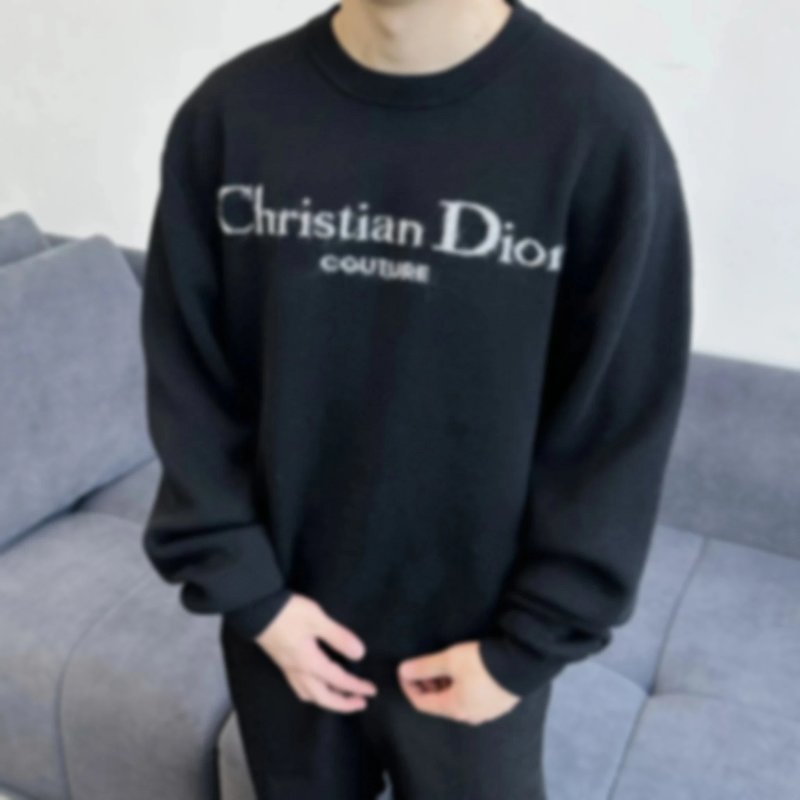 P419 Item ID 8257 D10R-D Home -2024ss- letter logo- mohair knitted sweater - air laminat