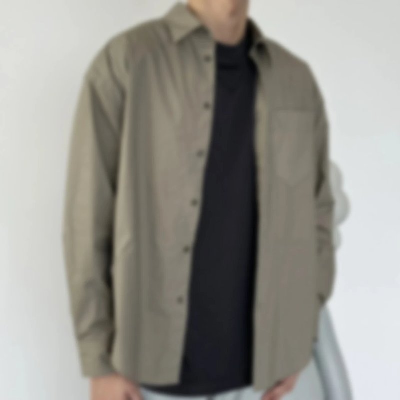 P319 Item ID 8211 Ami-“40 Tencel imitation plain weave ” Solid color loose long sleeve s