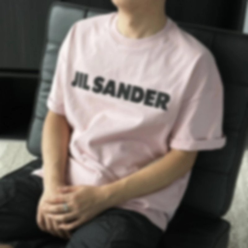 P209 Item ID 8316 JIL - _Fixed dye fabric_ pink printed short sleeved logo letter printe