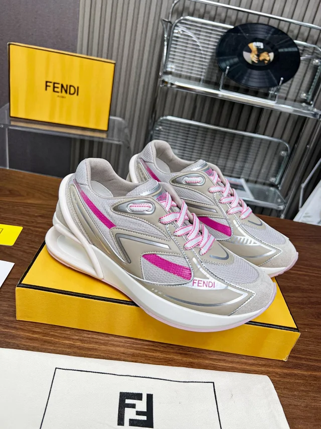 Fendi Sneakers Mesh Panel product detail image 14