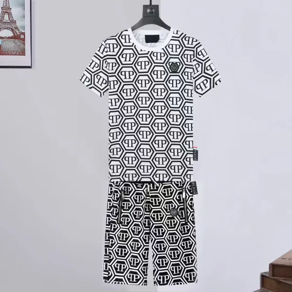 Philipp Plein PP Drip Logo Black Casual Set - 5
