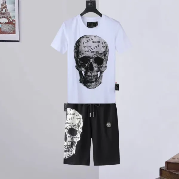 Philipp Plein PP Drip Logo Black Casual Set - 8