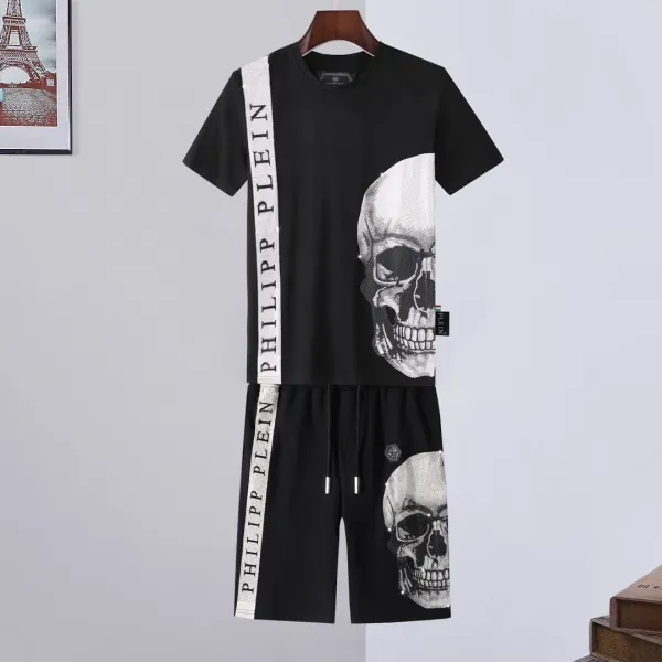 Philipp Plein PP Drip Logo Black Casual Set - 15