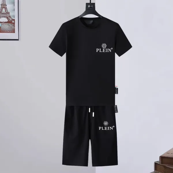 Philipp Plein PP Drip Logo Black Casual Set - 11