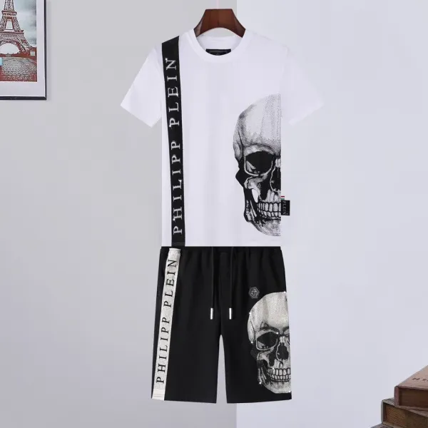 Philipp Plein PP Drip Logo Black Casual Set - 14