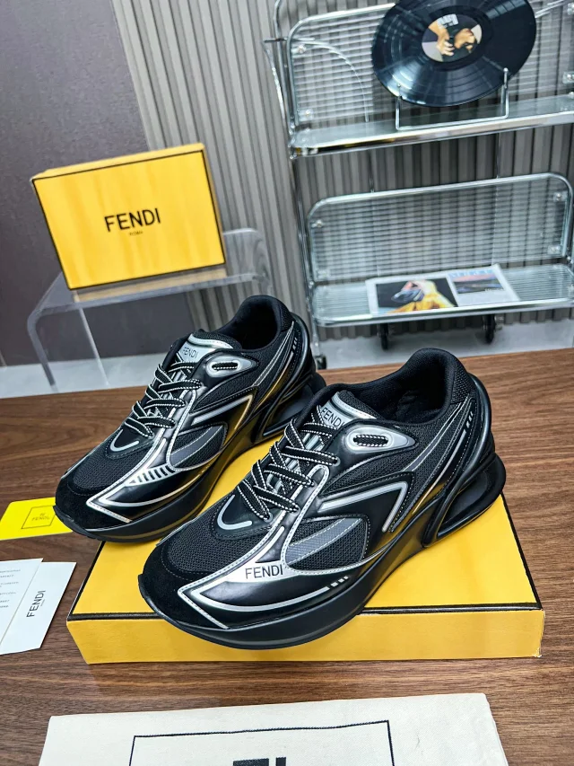 Fendi Sneakers Mesh Panel product detail image 13