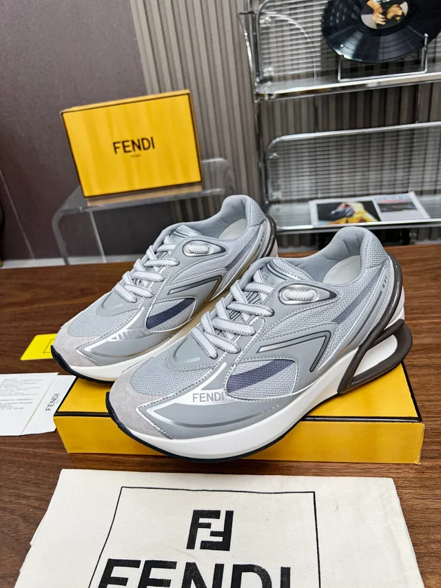 Fendi Sneakers Mesh Panel product detail image 12