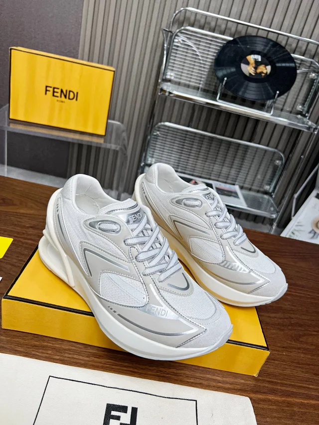 Fendi Sneakers Mesh Panel product detail image 15
