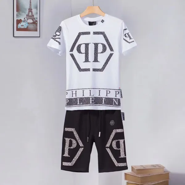 Philipp Plein PP Drip Logo Black Casual Set - 12