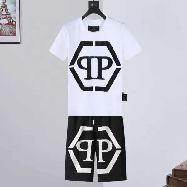 Philipp Plein PP Drip Logo Black Casual Set - 10