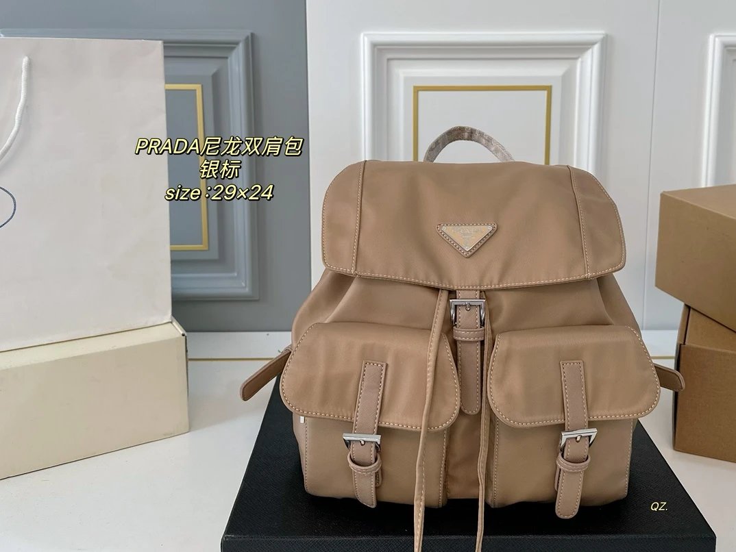 Prada Re-Nylon Backpack Navy Blue - 30