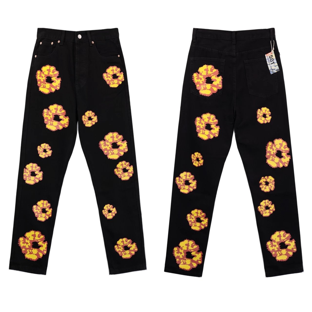 Levi's 501 Floral Print Jeans 