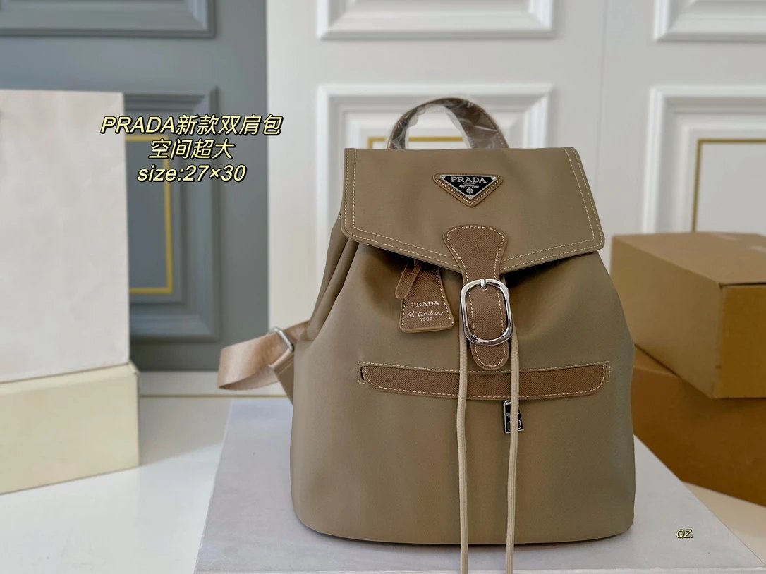 Prada Re-Nylon Backpack Navy Blue - 12