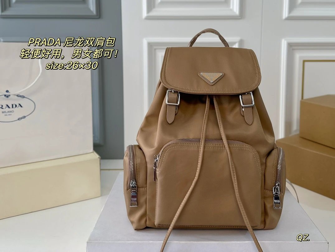 Prada Re-Nylon Backpack Navy Blue - 21