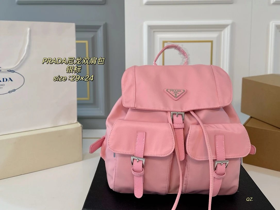 Prada Re-Nylon Backpack Navy Blue - 32