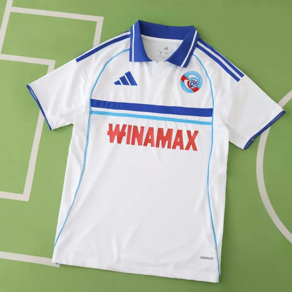 Adidas Racing Club de Strasbourg 2024 Away Jersey White / Blue - 1