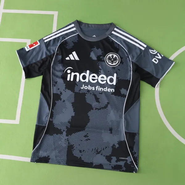 Adidas Eintracht Frankfurt 2023-24 Third Jersey Black / Gray - 1