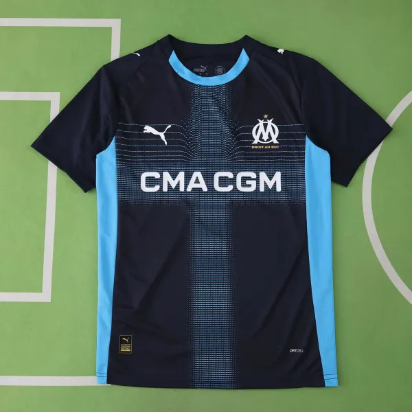 Puma Olympique de Marseille 2023-24 Third Jersey Black / Blue - 1